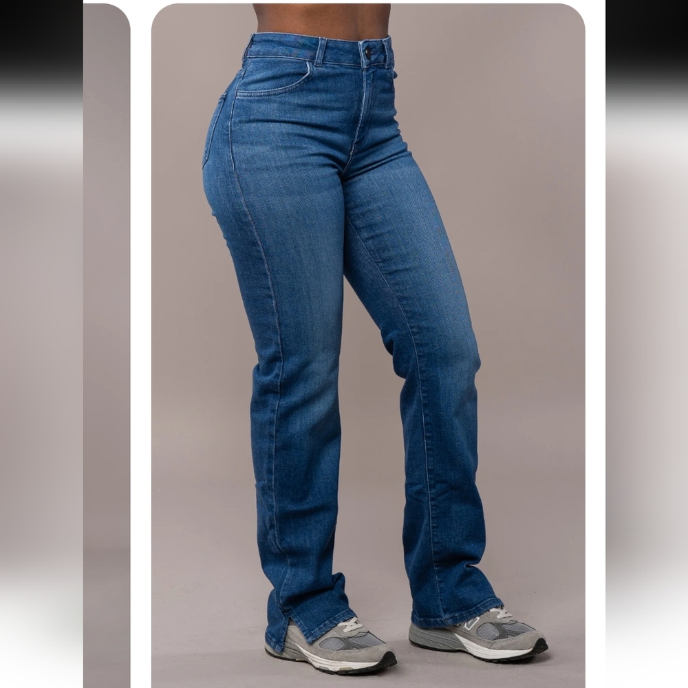 FITJEANS Women's Straight Leg Jeans